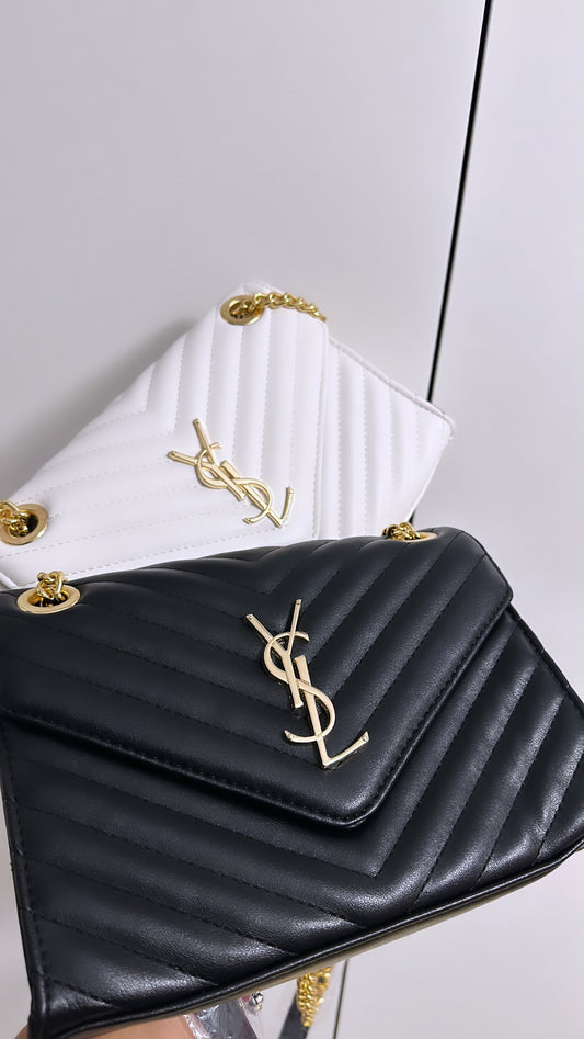 Mala ysl “Branco e Preto”